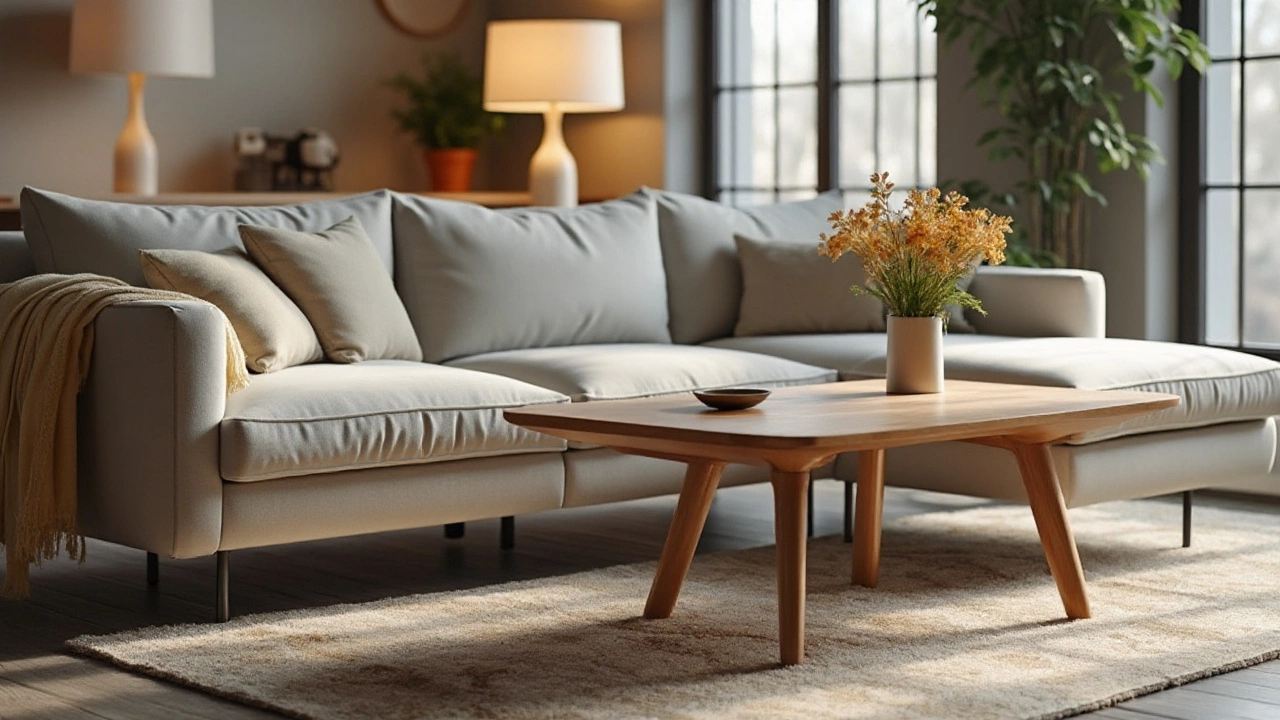 Is It Okay for a Coffee Table to Be Taller Than Your Couch?