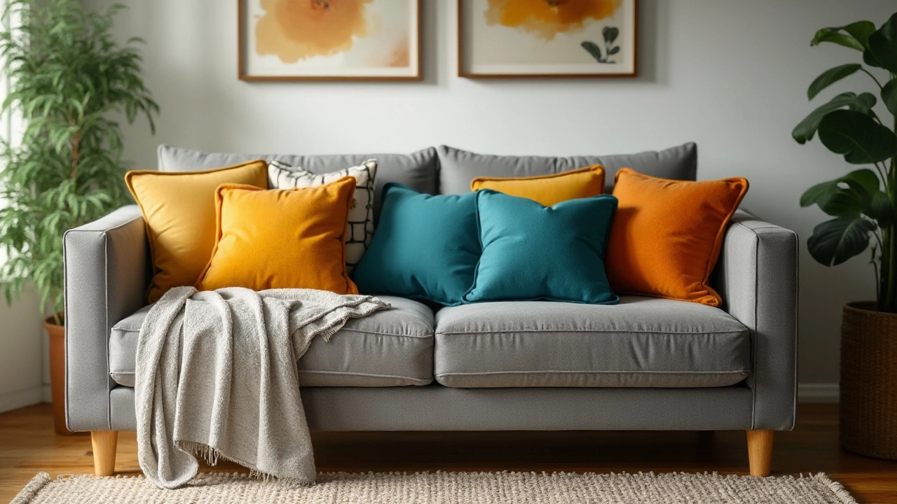 Choosing the Perfect Throw Pillows for a Grey Couch