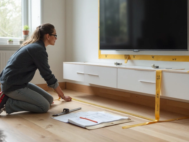 TV Stand Size for a Wall‑Mounted TV: Exact Width, Height, and Depth Rules