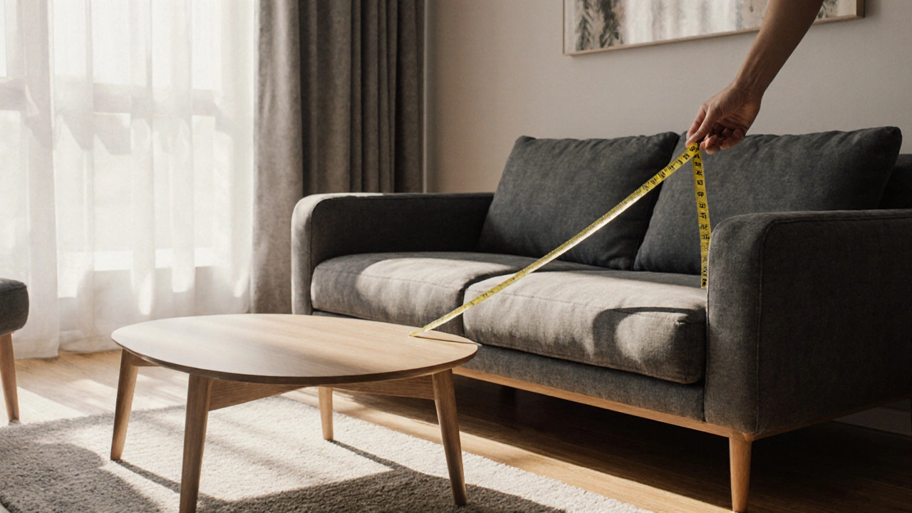 How to Choose the Right Coffee Table Distance from Your Couch