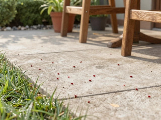 How to Get Rid of Tiny Red Mites on a Patio