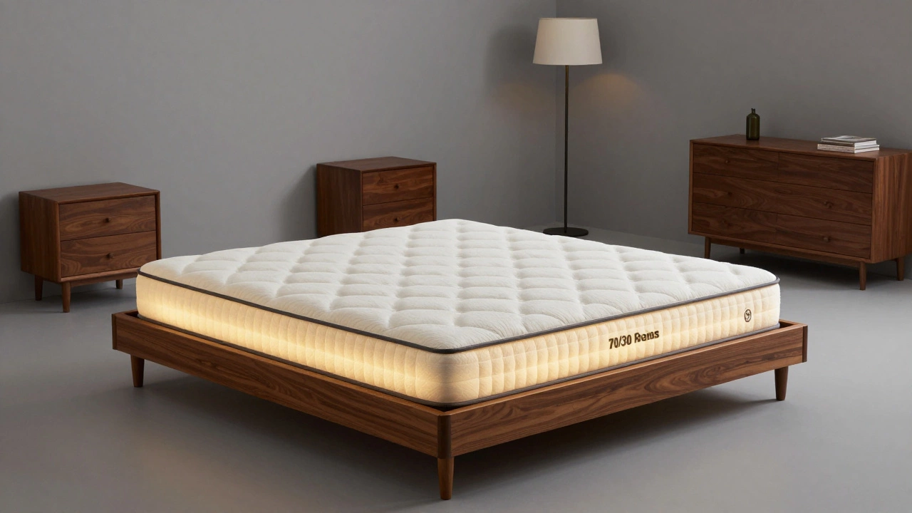 Conceptual render showing prioritized mattress over other furniture